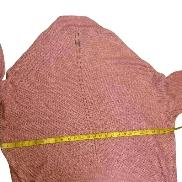 Dip 3 Coral Pink Sweater Slub Knit Top Long Sleeve Size XL. - Picture 6 of 9